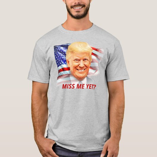 Donald Trump heeft me al mishandeld? T-shirt (Voorkant)