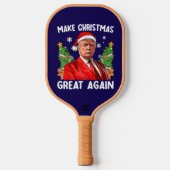 Donald Trump heeft weer een mooie kerst gewonnen Pickleball Paddle (Voorkant)