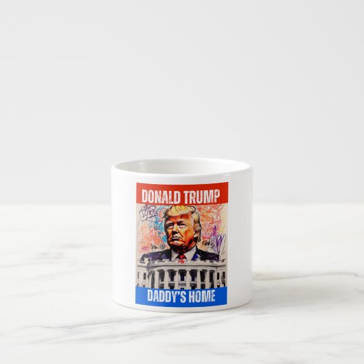 DONALD TRUMP, HET HUIS VAN PAPA ESPRESSO KOP (Voorkant)