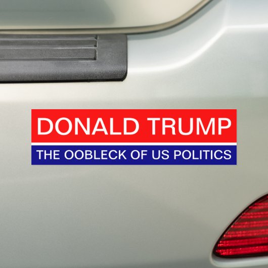DONALD TRUMP, HET PUBLIEK VAN DE AMERIKAANSE POLIT BUMPERSTICKER (Op auto)
