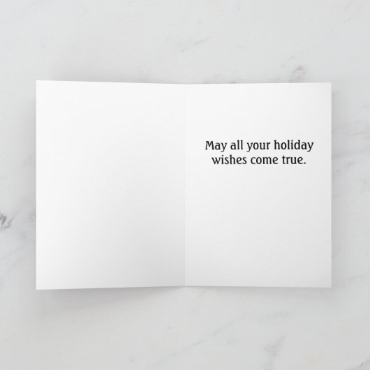 Donald Trump Holiday Card Feestdagen Kaart (Binnen)
