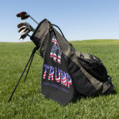 Donald Trump houdt Amerika geweldig cadeau horloge Golfhanddoek (Groen)