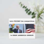 Donald Trump houdt Amerika groot 2020-Briefkaart Briefkaart (Staand voorkant)
