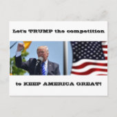 Donald Trump houdt Amerika groot 2020-Briefkaart Briefkaart (Voorkant)