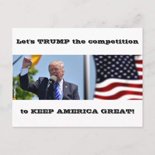 Donald Trump houdt Amerika groot 2020-Briefkaart Briefkaart (Voorkant)
