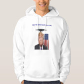 Donald Trump humor ufo drones Hoodie (Voorkant)
