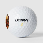 Donald Trump Idiot Not My President Golfballen (Logo)