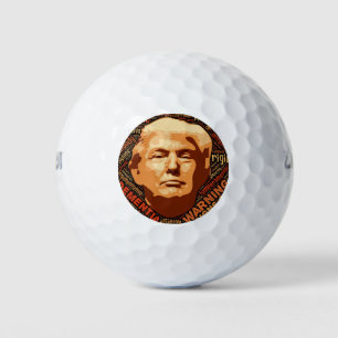 Donald Trump Idiot Not My President Golfballen