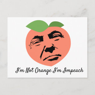 Donald Trump Ik ben niet Oranje Ik ben Impeach Briefkaart