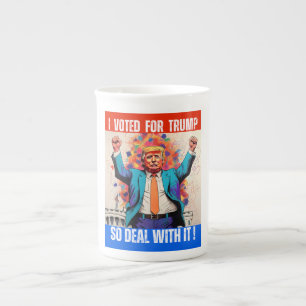 DONALD TRUMP - IK HEB OP TRUMP GESTEMD, DUS GA ERM PORSELEIN KOP