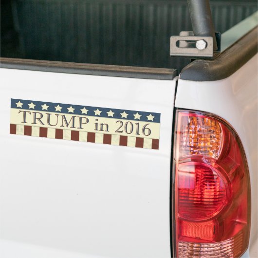 Donald Trump in 2016 Bumpersticker (Op Truck)
