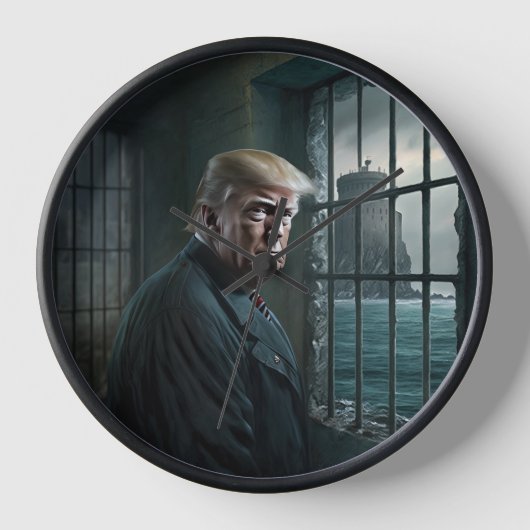 Donald Trump in de gevangenis van Alcatraz (Voorkant)