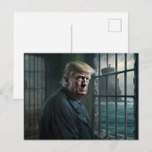 Donald Trump in de gevangenis van Alcatraz Briefkaart (Voorkant / Achterkant)