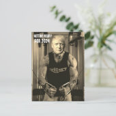 DONALD TRUMP IN HET BRIEFKAART GYM 2024 (Staand voorkant)