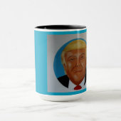 Donald Trump Inaugural Right Handde Coffee Cup Mok (Midden)