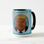 Donald Trump Inaugural Right Handde Coffee Cup Mok (Voorkant rechts)
