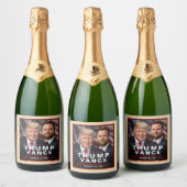 Donald Trump Inauguratie Champagne Overwinning Gou Sparkling Wijnetiket (Flessen)