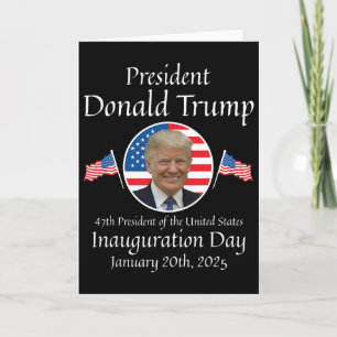 Donald Trump Inauguratie Dag 2025 47e Amerikaanse Kaart