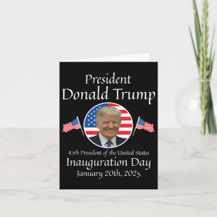 Donald Trump Inauguratie Dag 2025 47e Amerikaanse Kaart