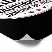 Donald Trump Inauguratiedag 2025 1 Poster (Hoek)