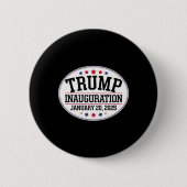 Donald Trump Inauguratiedag 2025 1 Ronde Button 5,7 Cm (Voorkant)