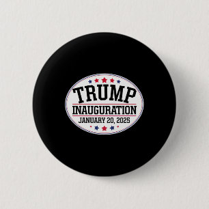 Donald Trump Inauguratiedag 2025 1 Ronde Button 5,7 Cm