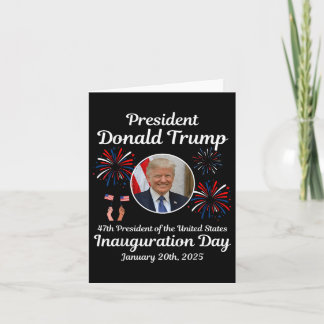 Donald Trump Inauguratiedag 2025 47e president van Kaart