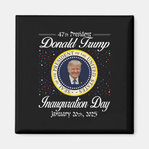 Donald Trump Inauguratiedag 2025 47e president van Magneet