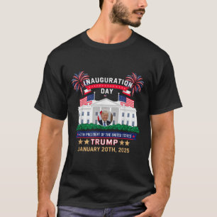 Donald Trump Inauguratiedag 2025 47ste President T-shirt