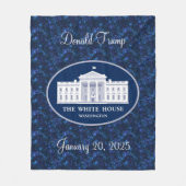 Donald Trump inauguratiedag en het Witte Huis Fleece Deken (Voorkant)