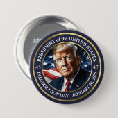 Donald Trump Inauguratiedag GOP Herdenking Ronde Button 7,6 Cm (Voorkant /achterkant)