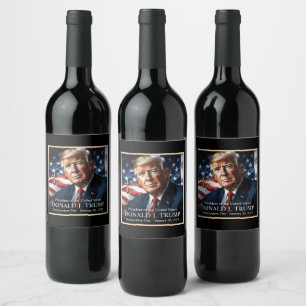 Donald Trump Inauguration Celebration Classy Wijn Etiket