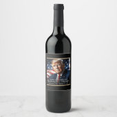 Donald Trump Inauguration Celebration Classy Wijn Etiket (Voorkant)