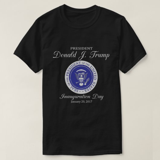 Donald Trump Inauguration Day T-shirt (Design voorkant)