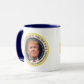 Donald Trump Inauguration Gold Stars Souvenir Mok (Voorkant links)