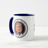 Donald Trump Inauguration Gold Stars Souvenir Mok (Voorkant links)