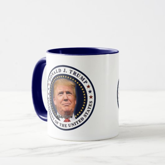 Donald Trump Inauguration Gold Stars Souvenir Mok (Voorkant links)