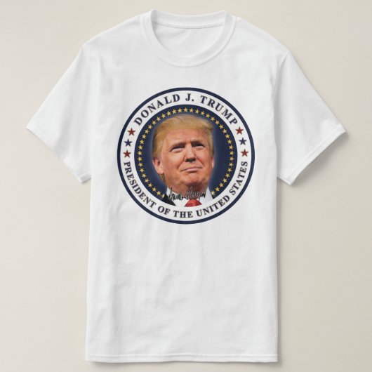 Donald Trump Inauguration Gold Stars Souvenir T-shirt (Design voorkant)