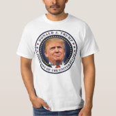 Donald Trump Inauguration Gold Stars Souvenir T-shirt (Voorkant)