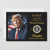Donald Trump Inauguration Watch Party inzamelingsa Kaart (Voorkant)