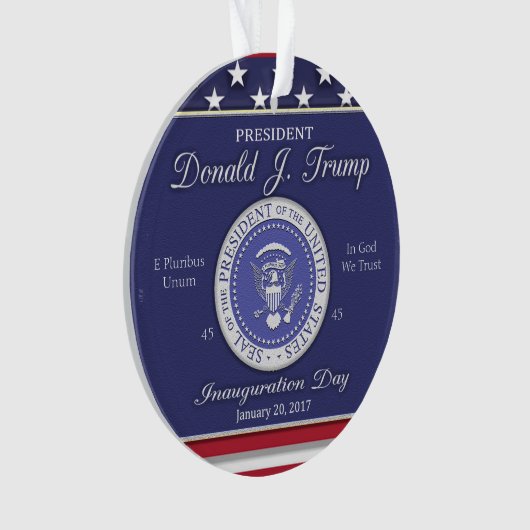 Donald Trump Inaugurations Day Ornament (voorkant)