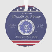 Donald Trump Inaugurations Day Ornament (achterkant)