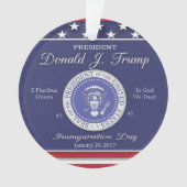 Donald Trump Inaugurations Day Ornament (voorkant)
