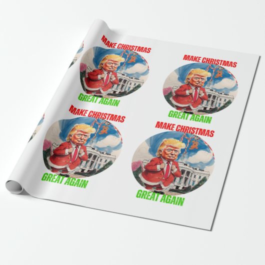 DONALD TRUMP - INPAKPAPIER (Uitgerold)