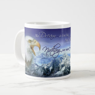 Donald Trump Inspirerend Quote Eagle & Mountains Grote Koffiekop
