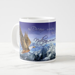 Donald Trump Inspirerend Quote Eagle & Mountains Grote Koffiekop