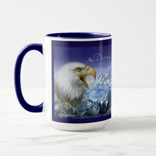 Donald Trump Inspirerend Quote Eagle & Mountains Mok (Links)