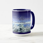 Donald Trump Inspirerend Quote Eagle & Mountains Mok (Voorkant rechts)