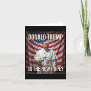 Donald Trump is de nieuwe paus Kaart