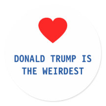 DONALD TRUMP IS DE RAARSTE STICKER